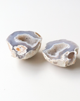 Grey Agate Geode with Sparkling Cave (68g) - Balance & Stability