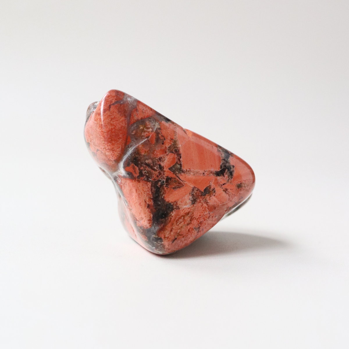 Polished Tumbled Red Jasper 87g - Strength &amp; Grounding