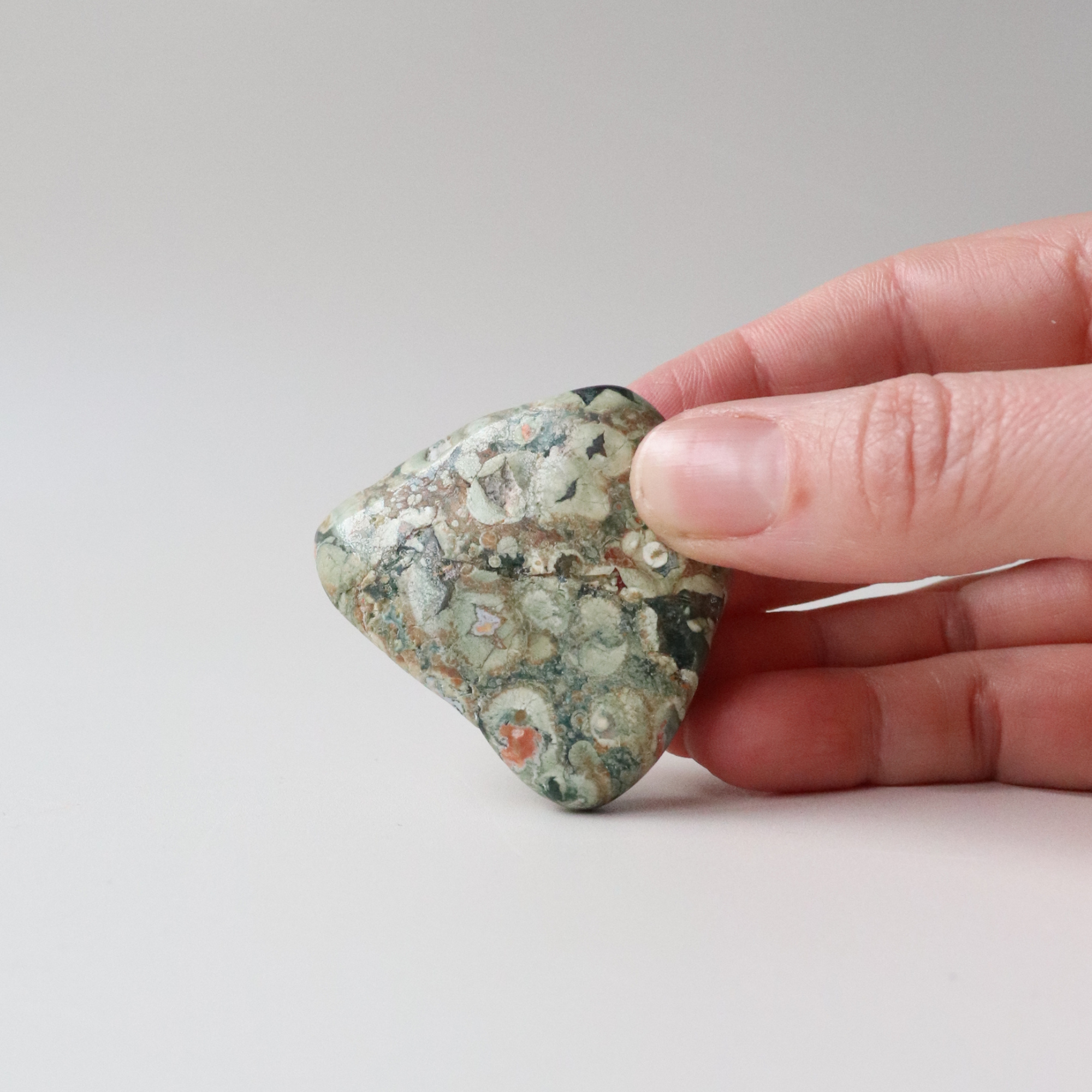 Rainforest Jasper Tumble 49g - Growth &amp; Connection