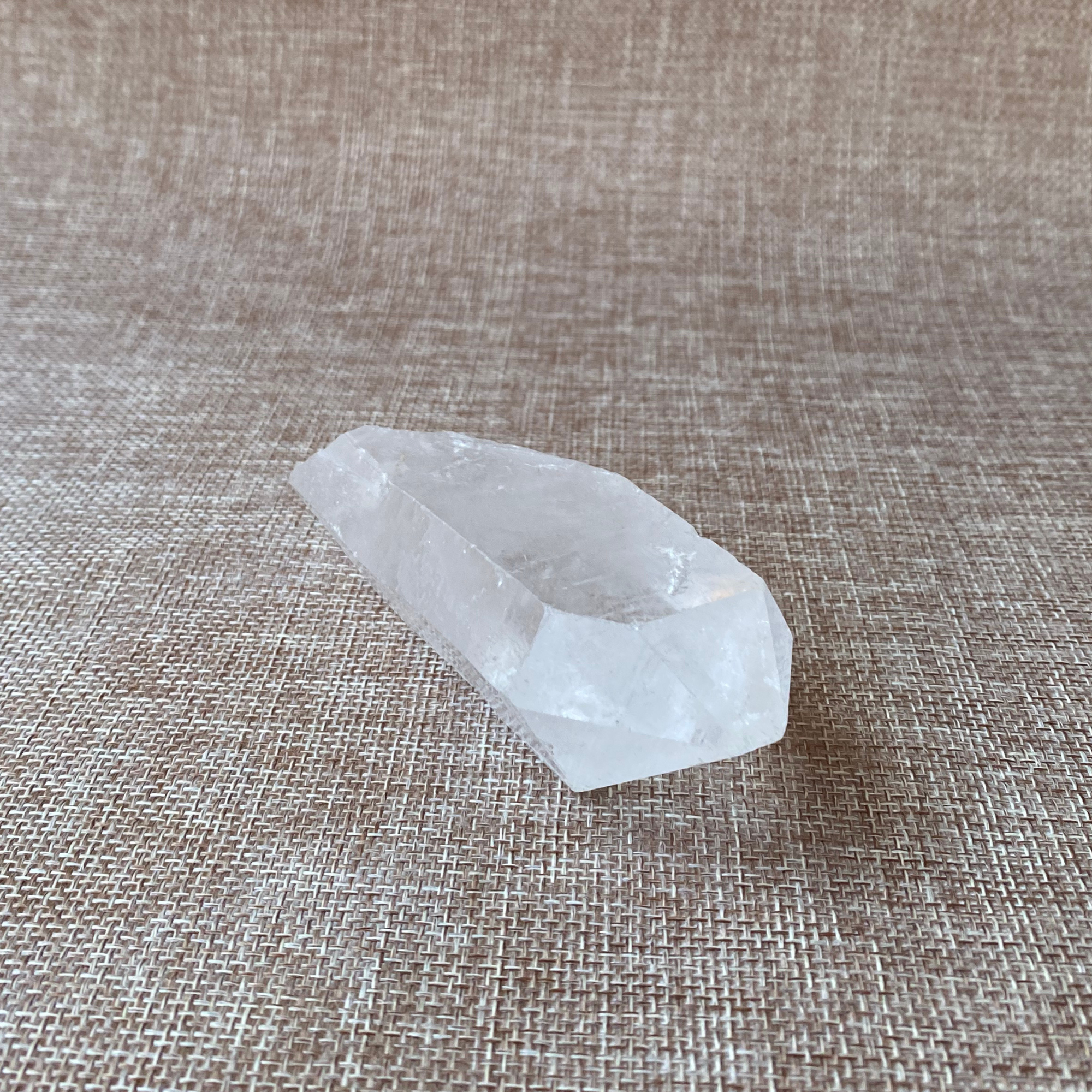 Clear Quartz Point For clarity, focus, and energy amplification.