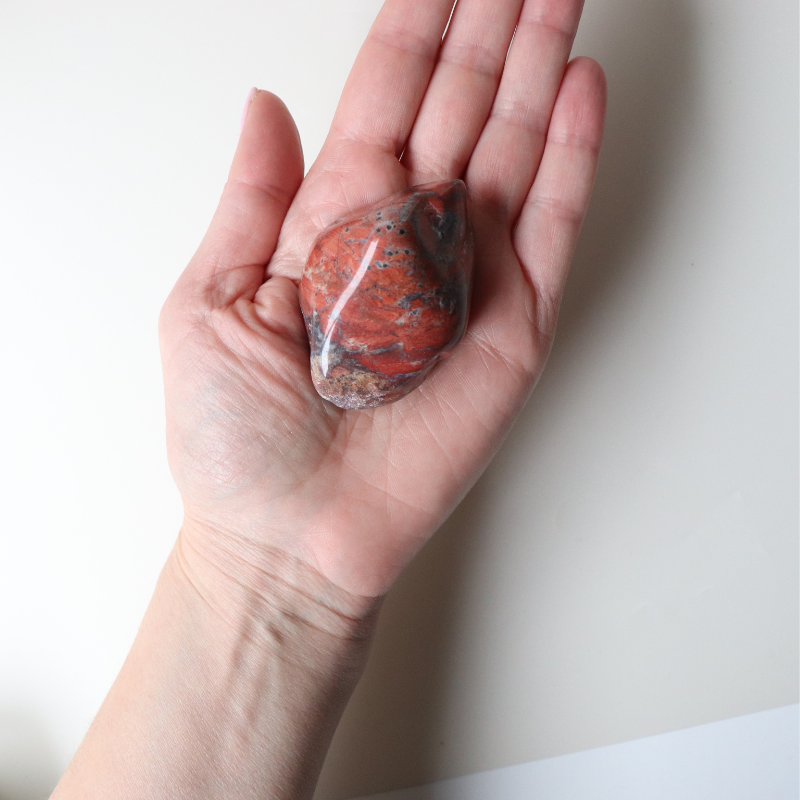 Polished Red Jasper  100g
