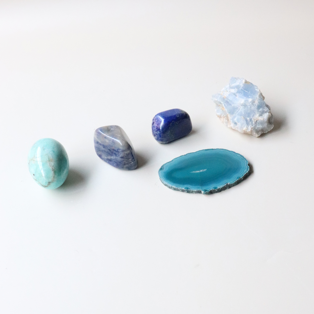 Blue Crystal Collection for Clarity, Communication + Inner Peace