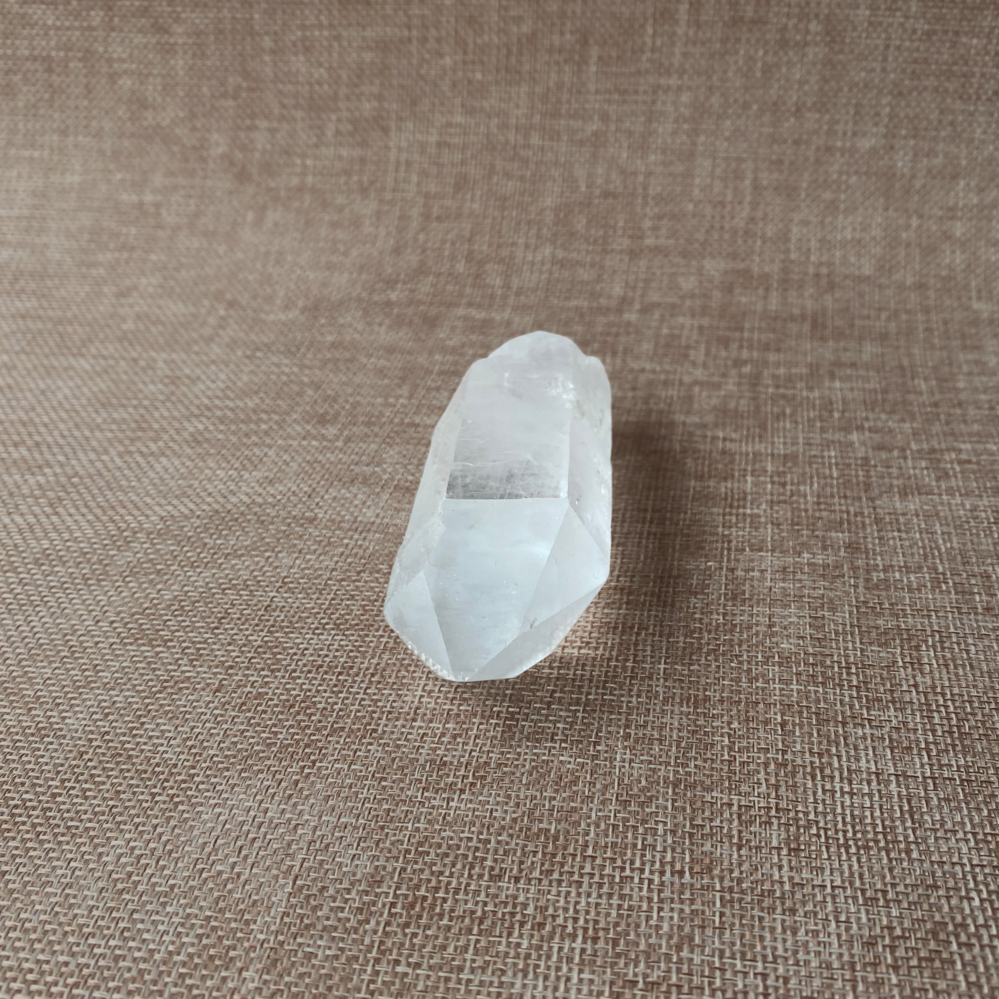 Clear Quartz Point For clarity, focus, and energy amplification.