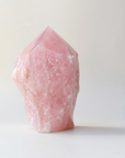 Rose Quartz Point (1kg, Semi-Polished) - Love & Emotional Healing
