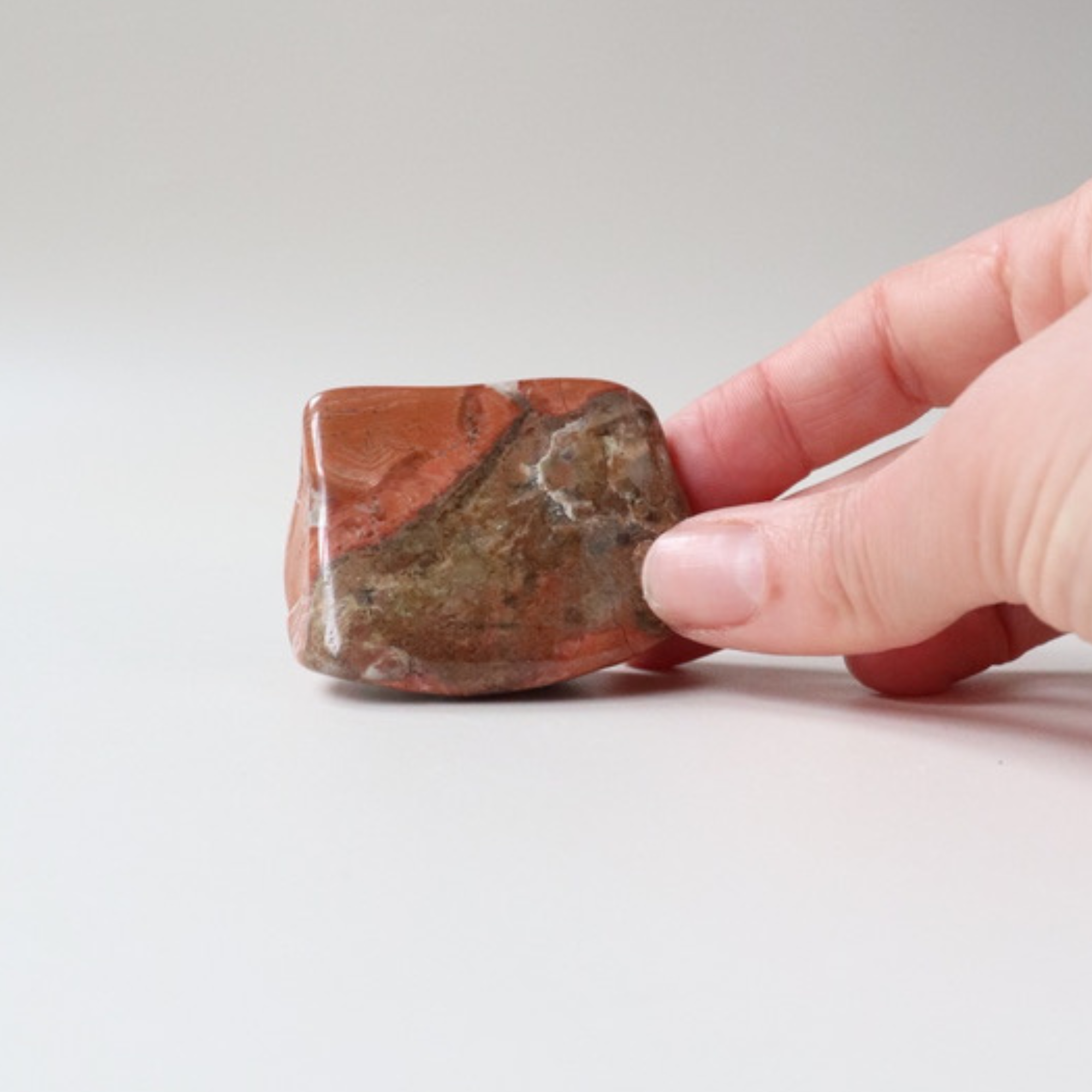 Polished Tumbled Red Jasper 87g - Strength &amp; Grounding