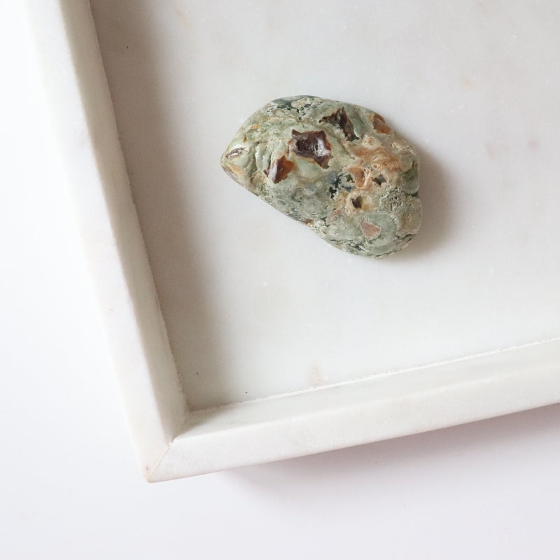 Rainforest Jasper Tumble 55g - Growth &amp; Connection