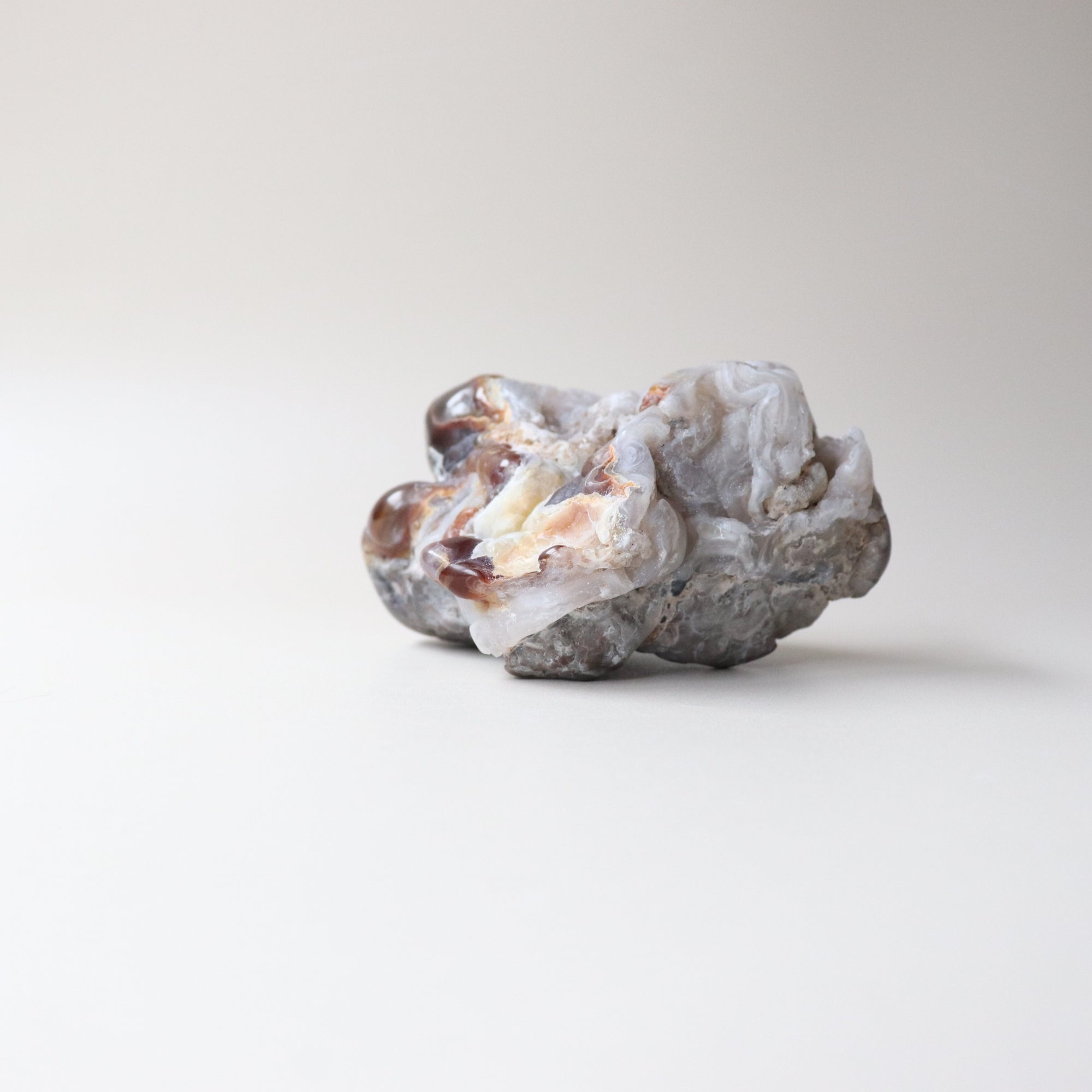 Fire Agate Rough Crystal for Courage, Motivation + Personal Strength