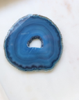 Blue Agate Slice - Calm & Communication