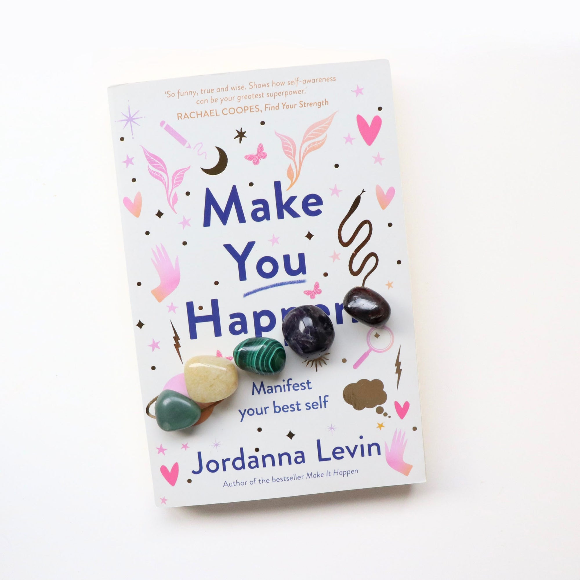 Make It Happen by Jordanna Levin + Manifestation Crystal Collection
