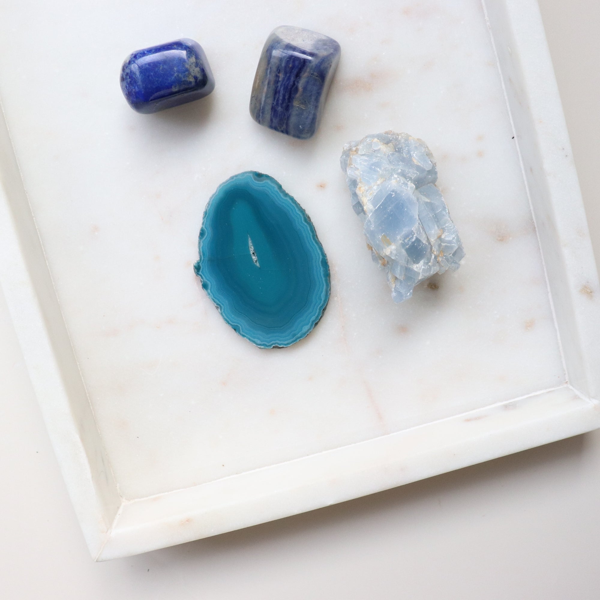 Blue Crystal Collection for Clarity, Communication + Inner Peace