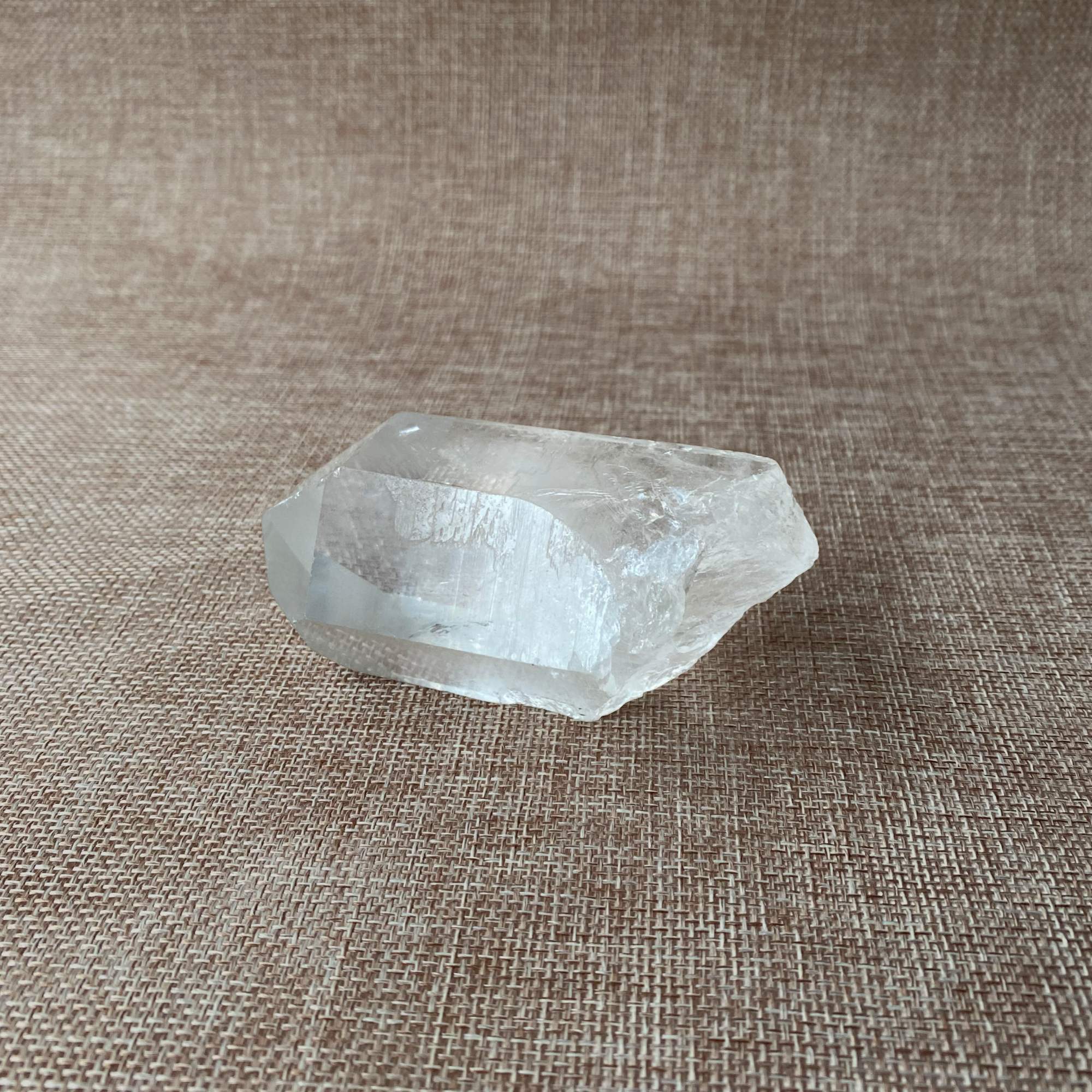 Clear Quartz Point For clarity, focus, and energy amplification.