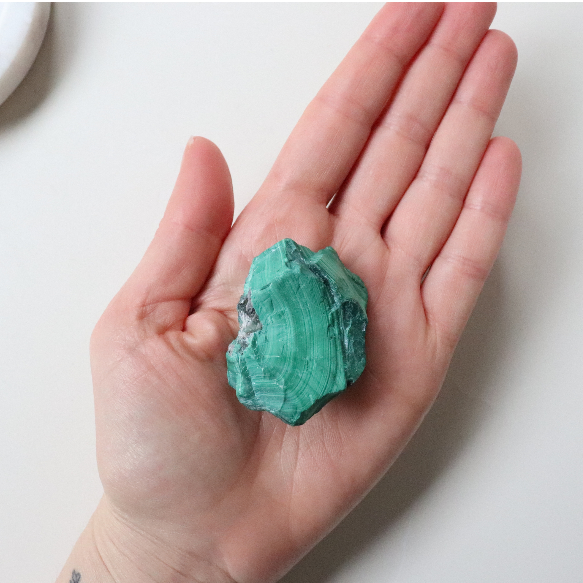 Rough Malachite 87g - Protection &amp; Transformation.