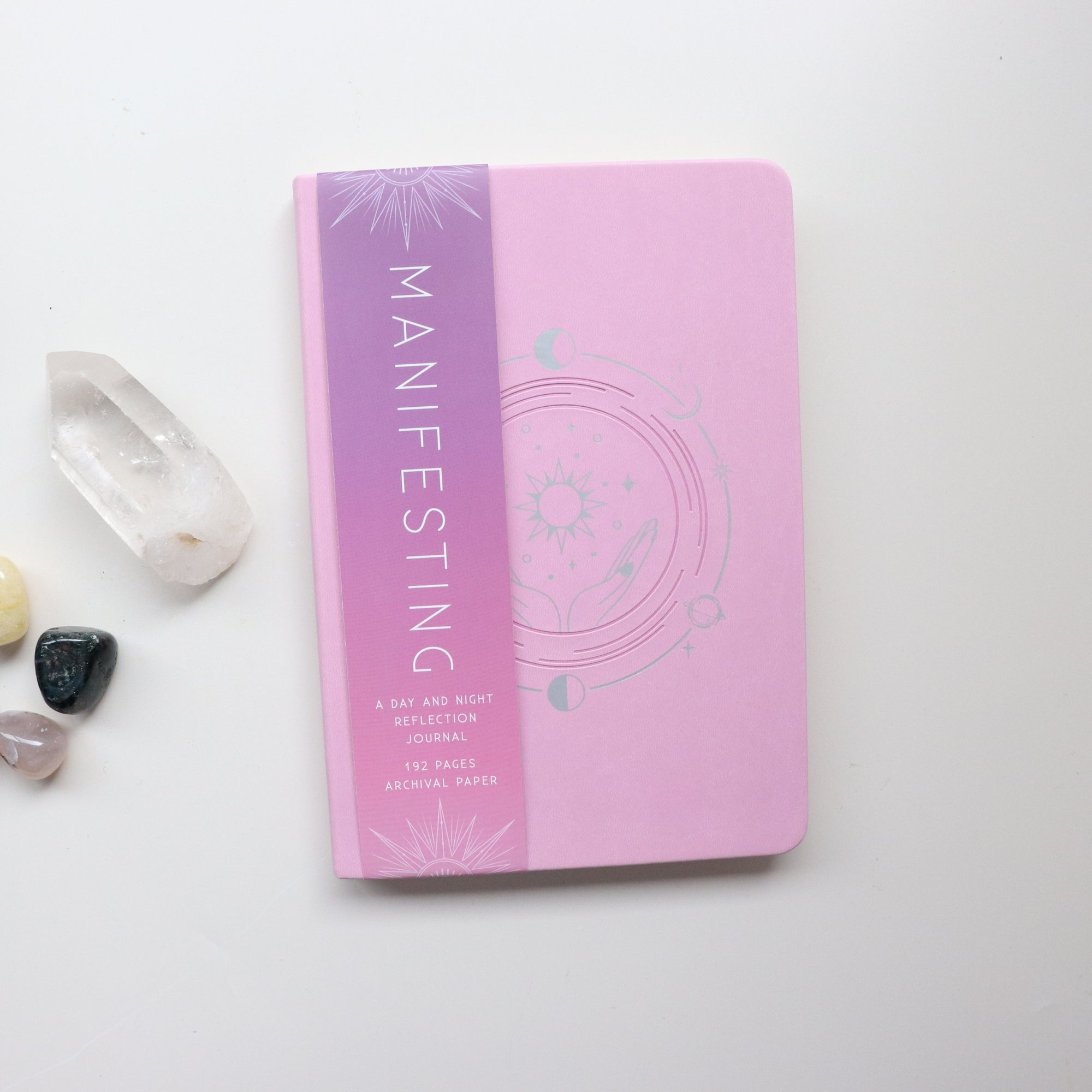 Manifestation Journal + Crystal Collection