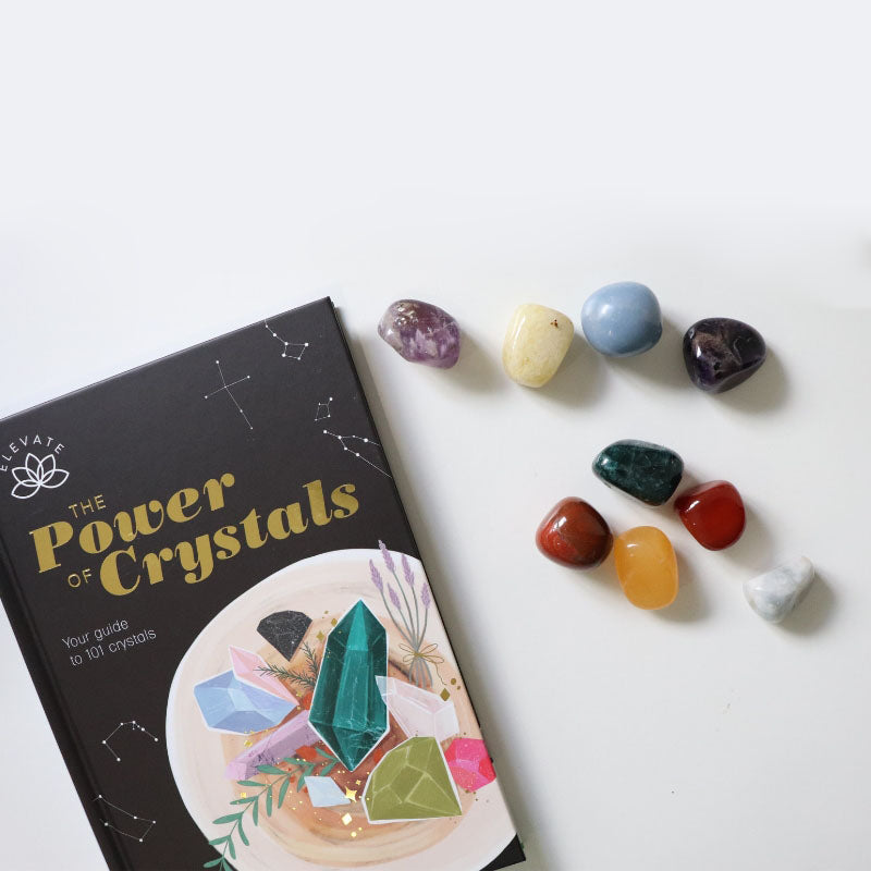 The Power of Crystals Gift Set – Book &amp; 10 Tumble Stones