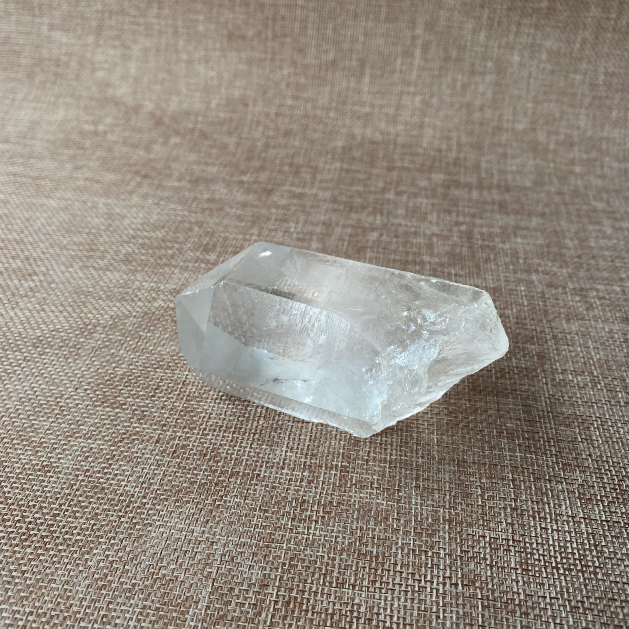 Clear Quartz Point For clarity, focus, and energy amplification.