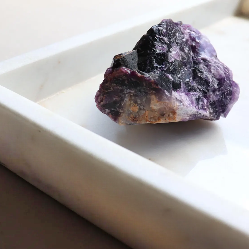 Purple Fluoride Raw Crystal