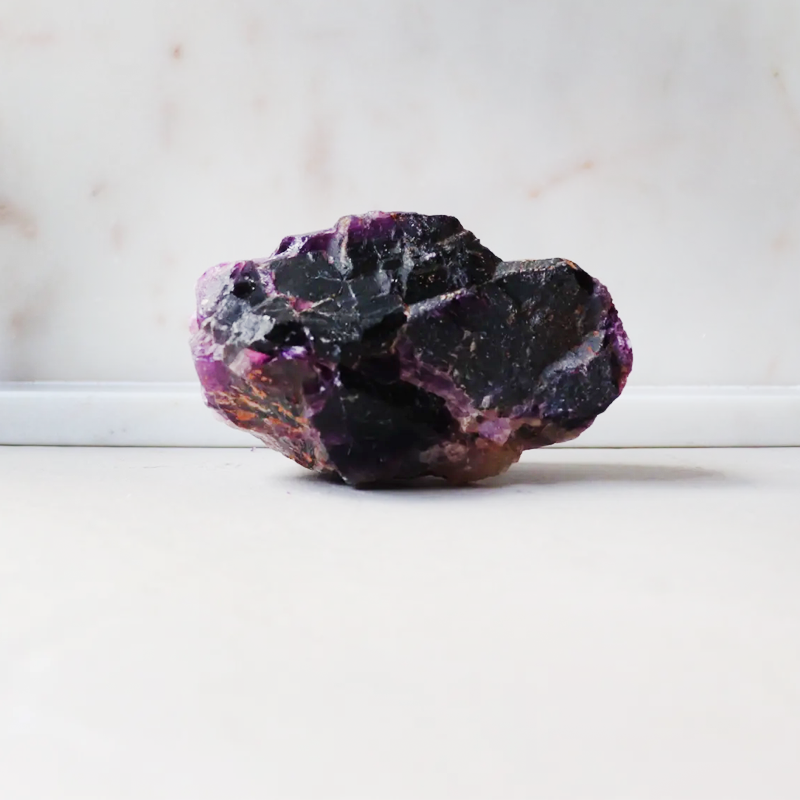 Purple Fluoride Raw Crystal