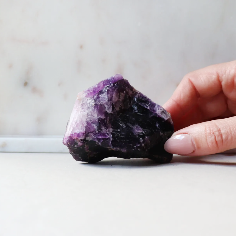 Purple Fluoride Raw Crystal