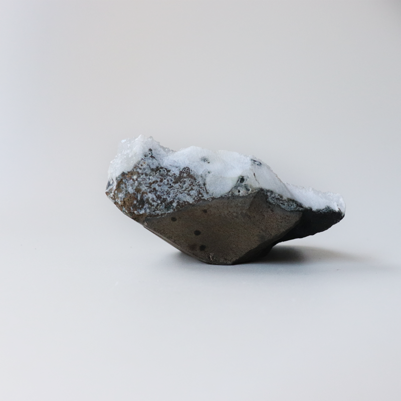 Druzy Quartz with Apophyllite Crystal