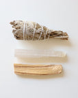 White Sage, Palo Santo + Selenite Bundle