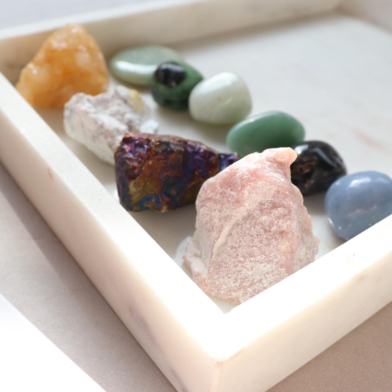Crystal Collection From Crystallize: The Modern Guide to Crystal Healing Book &amp; Crystal Collection