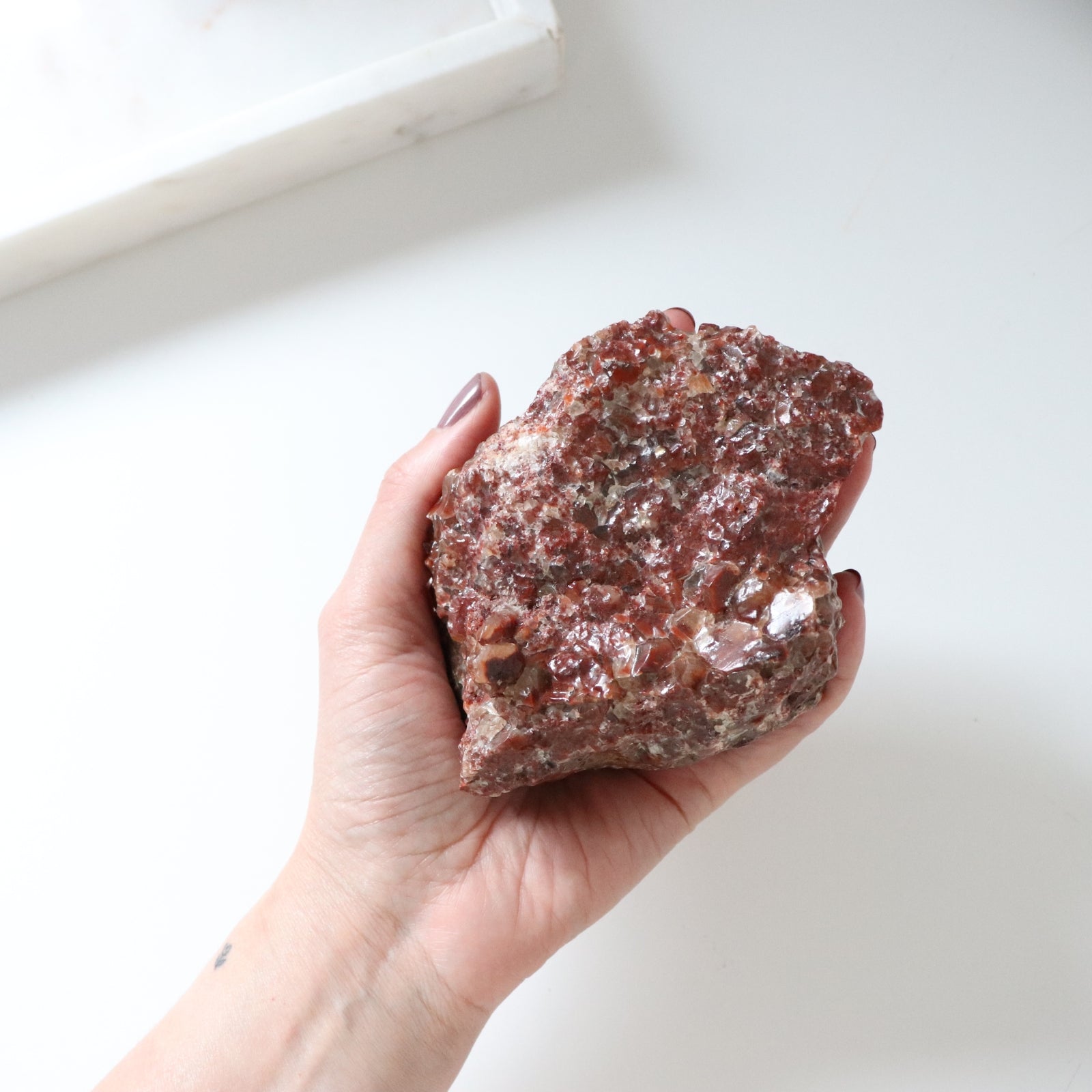 Red Calcite (637g) - Energy &amp; Vitality