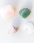 Love Crystals with mini moon clear quartz