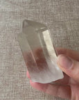 Clear Quartz Point with a Subtle Smoky Hue.