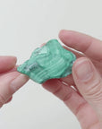 Rough Malachite 87g - Protection & Transformation.
