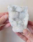 Druzy Quartz with Apophyllite Crystal