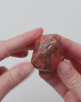 Polished Tumbled Red Jasper 87g - Strength & Grounding