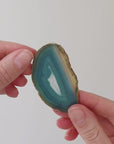 Blue Agate Slice Extra small agate plate