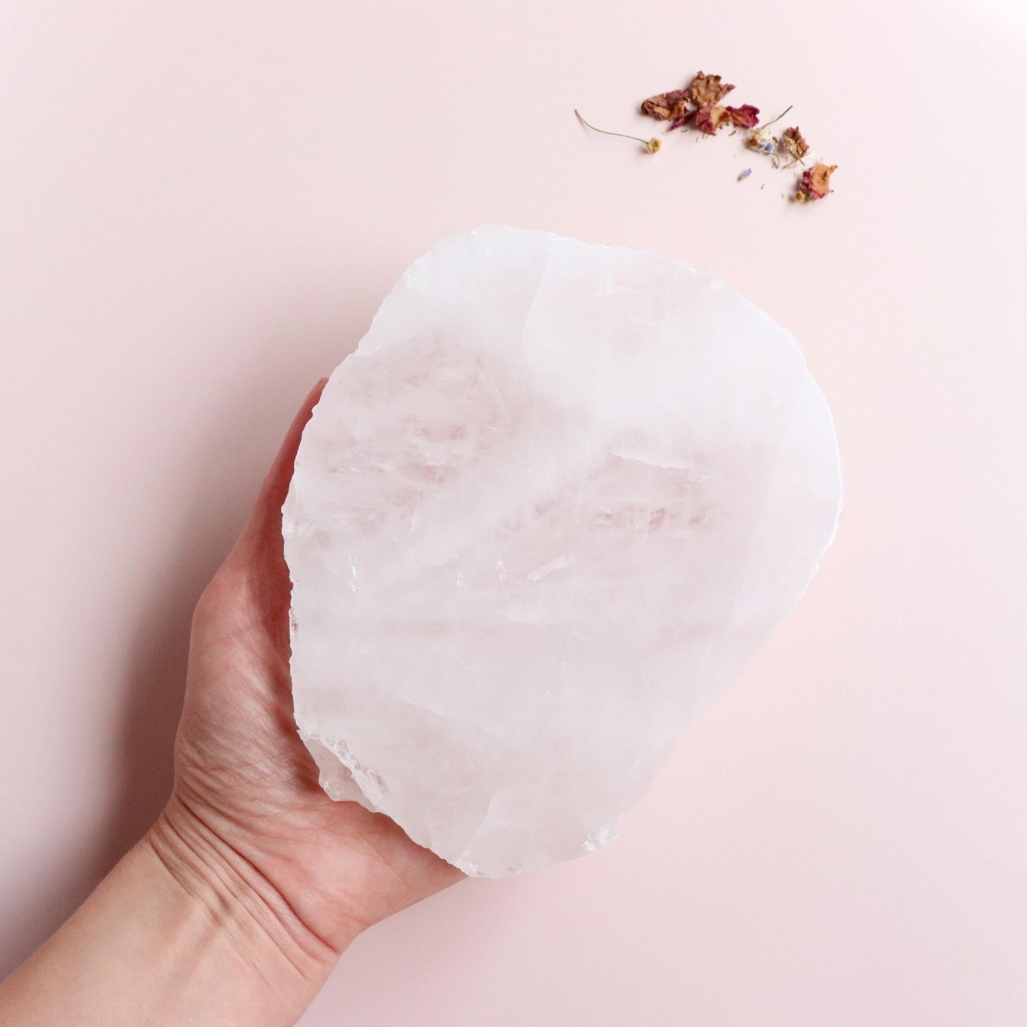 💕 CLEAR QUARTZ SLAB